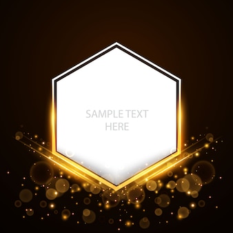 Shining luxury blank polygonal background