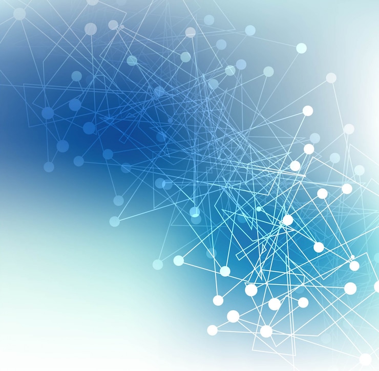 Free Vector shiny blue technology background