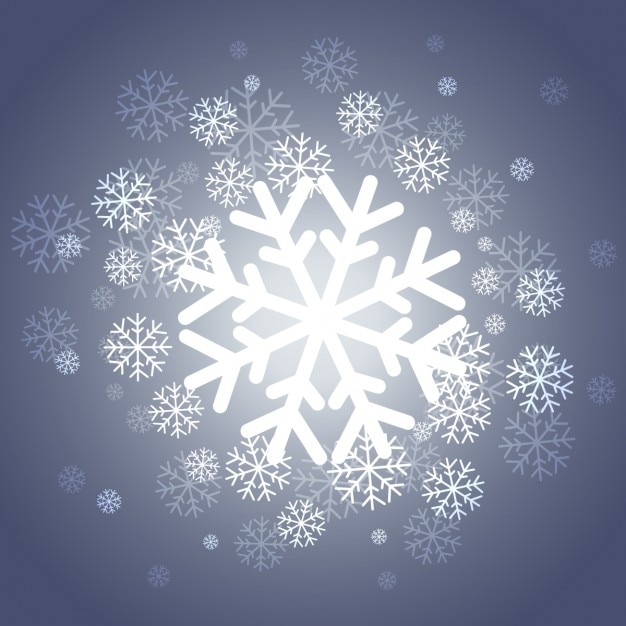 Free vector shiny christmas snowflakes