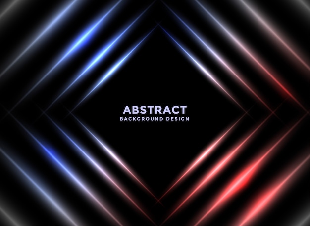 Free vector shiny glowing lights lines abstract background