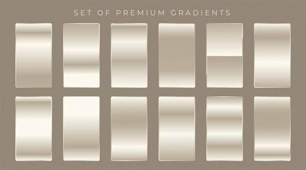 Shiny gradients set background design