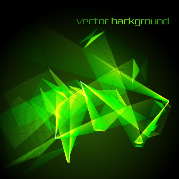 Shiny green background design