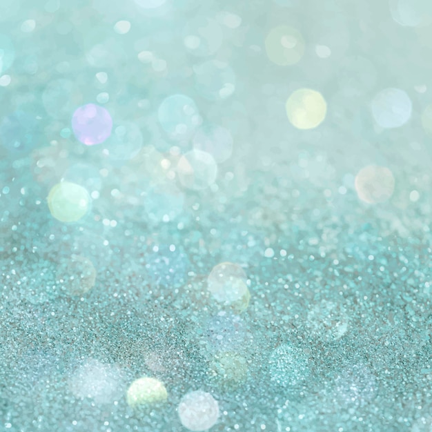 Free vector shiny green glitter textured background