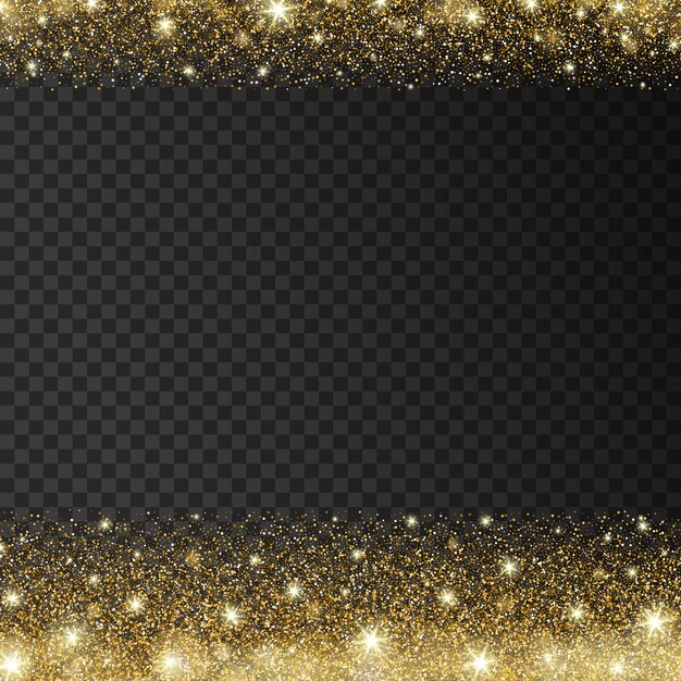 Shiny light background with golden sparkles