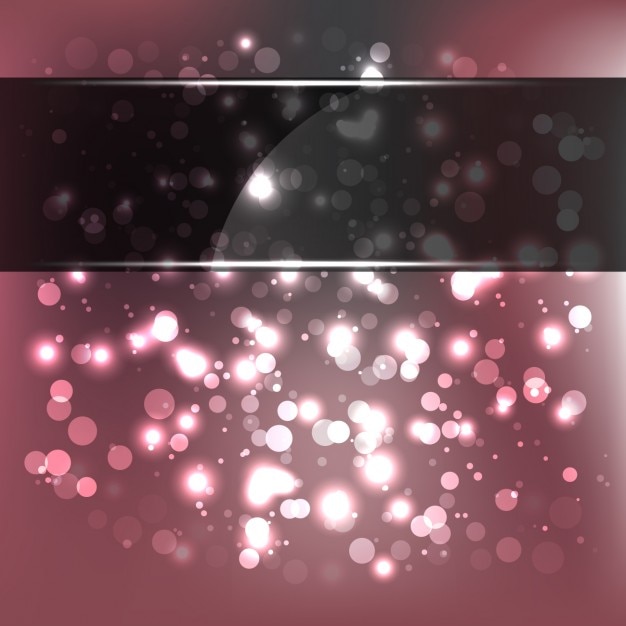 Free vector shiny lights bokeh background