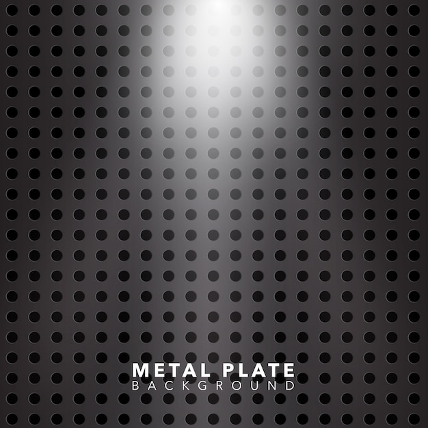 shiny metal plate background