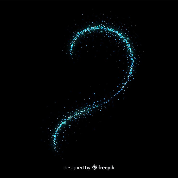 Free Vector shiny particles spiral realistic style