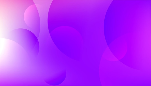 Free vector shiny purple circles modern background