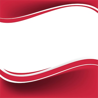 Shiny red wave background