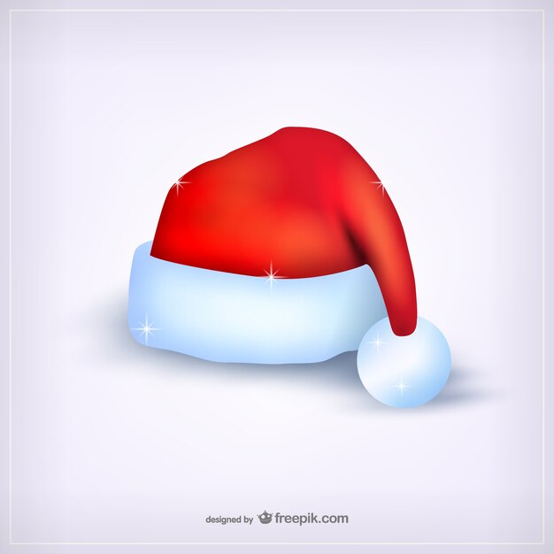 Shiny Santa Claus hat