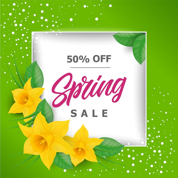 Shiny spring sales background