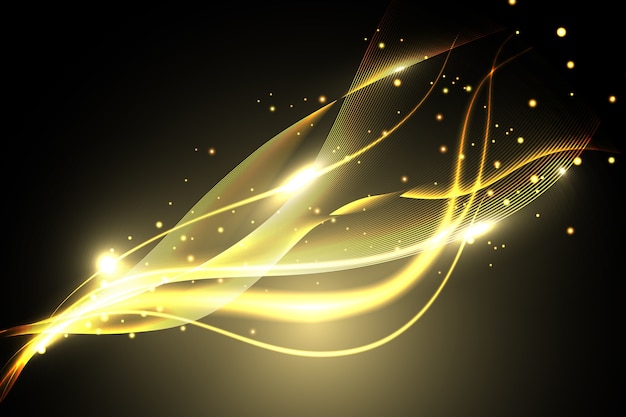 Free vector shiny wave background