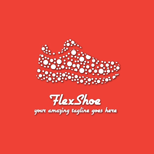 Шаблон логотипа обуви