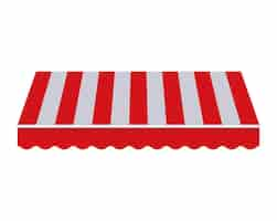 Free vector shop canopy striped style icon