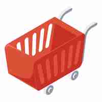 Free vector shopping cart market