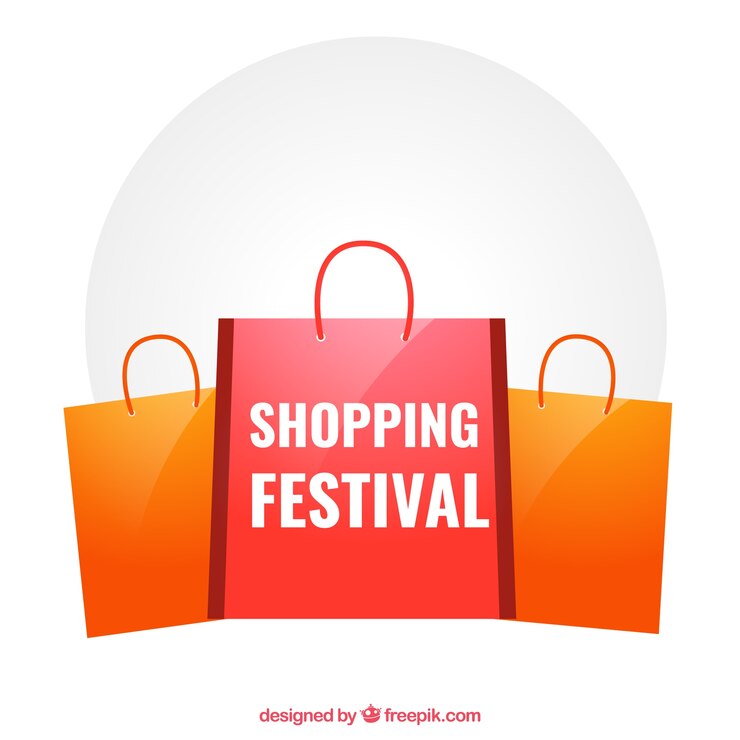 Free Vector shopping festival