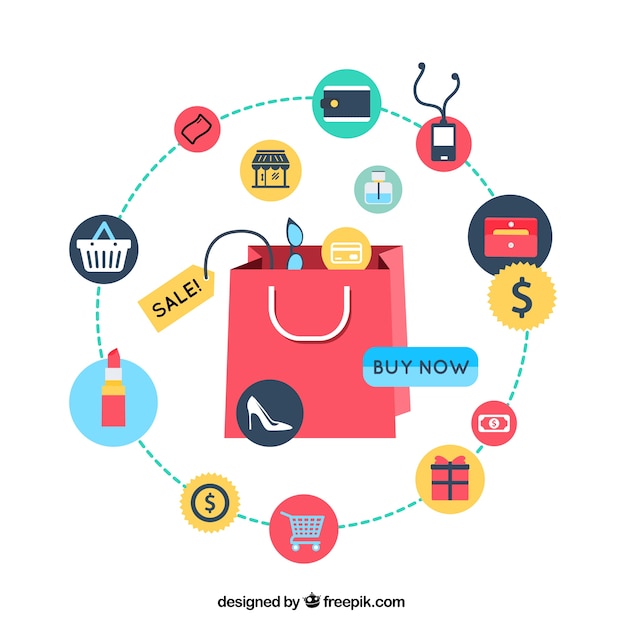 Shopping infographic