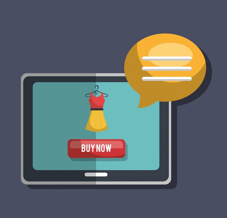 Free Vector shopping online