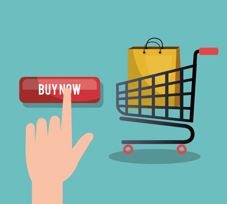 Free Vector shopping online