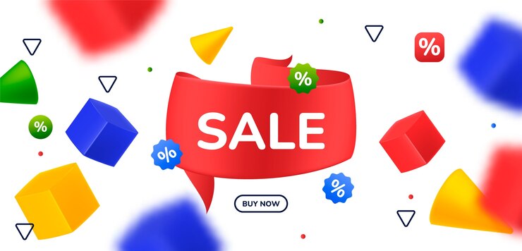 무료 Vector 쇼핑 판매 배너 디자인