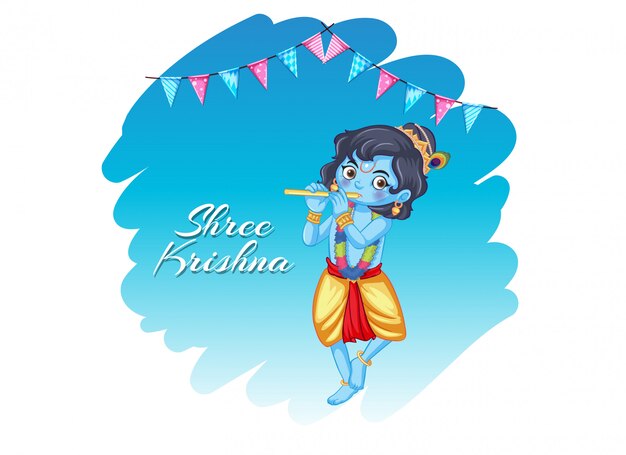 Free Vector shree krishna 