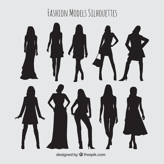 Silhouette fashion girls Vectors & Illustrations for Free Download ...