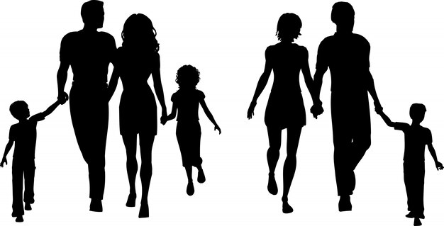 Download Family Silhouette Images Free Vectors Stock Photos Psd