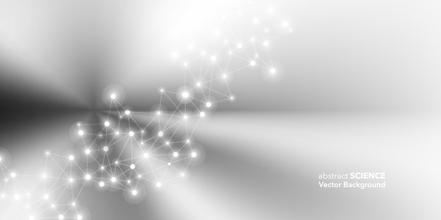 Silver background stars design