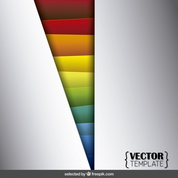 मुफ़्त वेक्टर silver background with colorful shapes