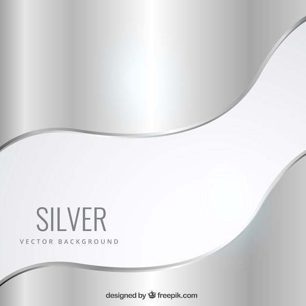 Free Vector silver background