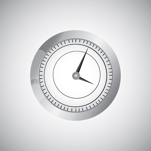 Free vector silver compass