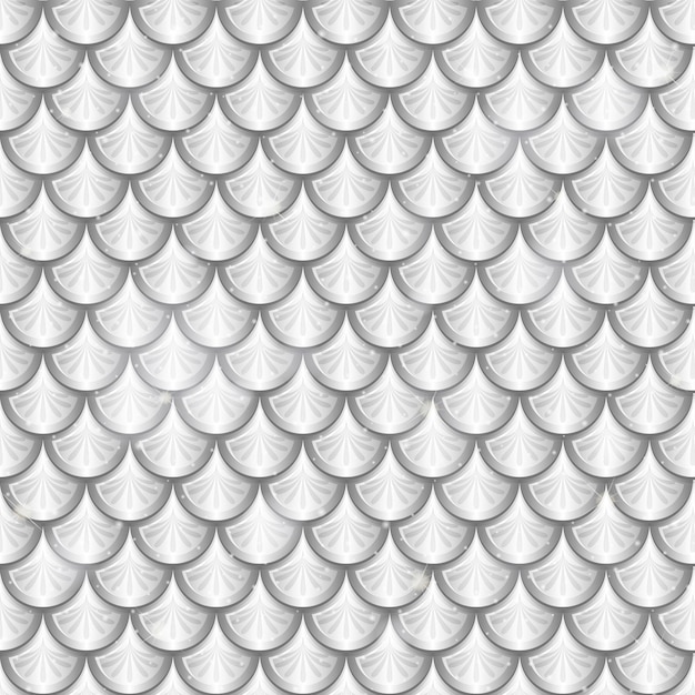 Free Vector  Silver fish scales seamless pattern