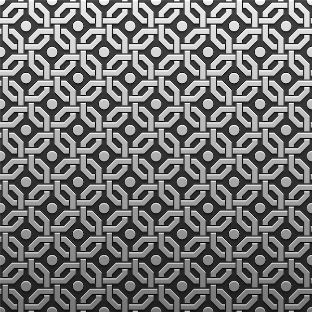 Free vector silver geometric pattern background