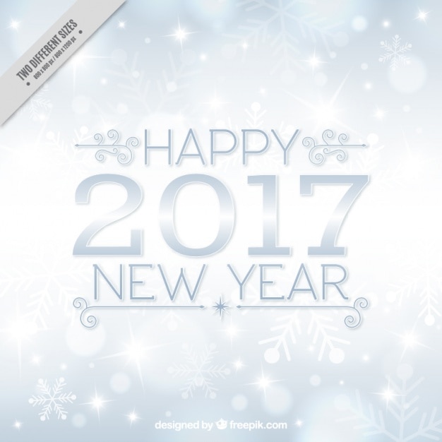 Free Vector | Silver new year snowflakes background