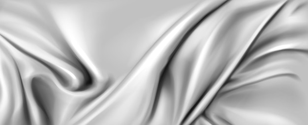 Silver silk cloth texture