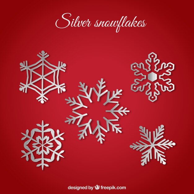 Silver Snowflakes Collection