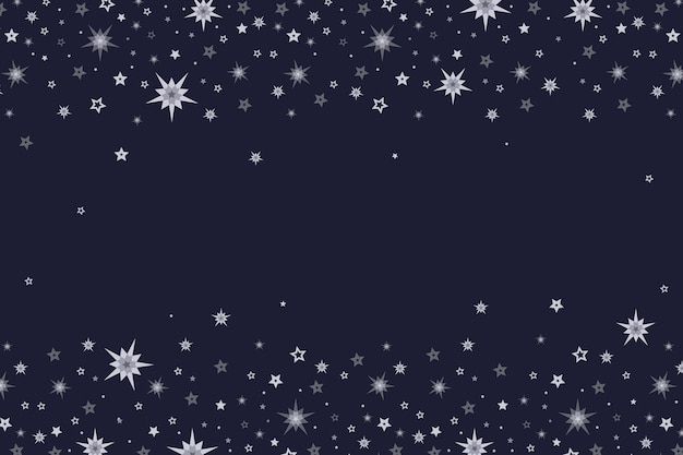 Free vector silver stars background