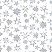 Free vector silver stars pattern design