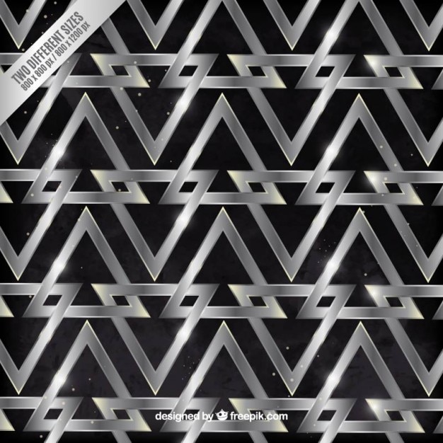 Free vector silver triangles background