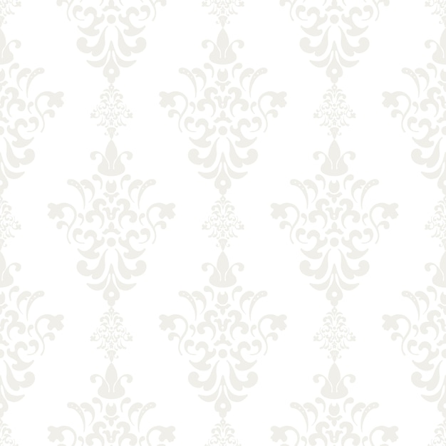 silver vintage seamless wallpaper. background endless, repetition vector illustration design