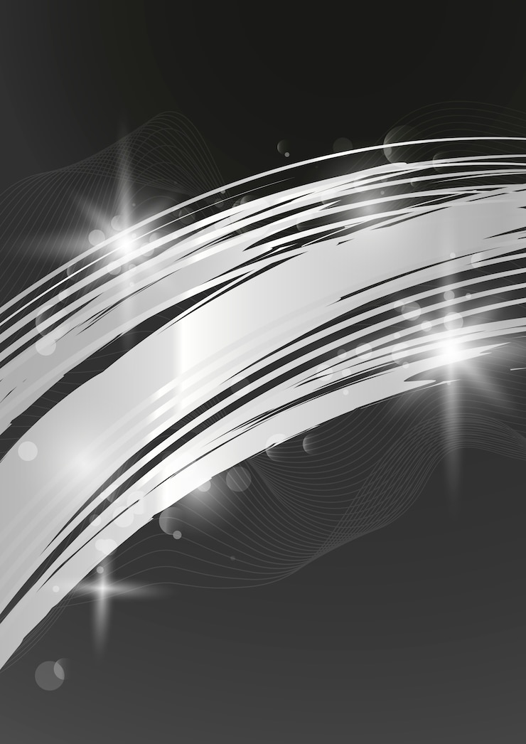 Free Vector silver wave abstract background illustration