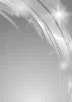 Free vector silver wave abstract background illustration