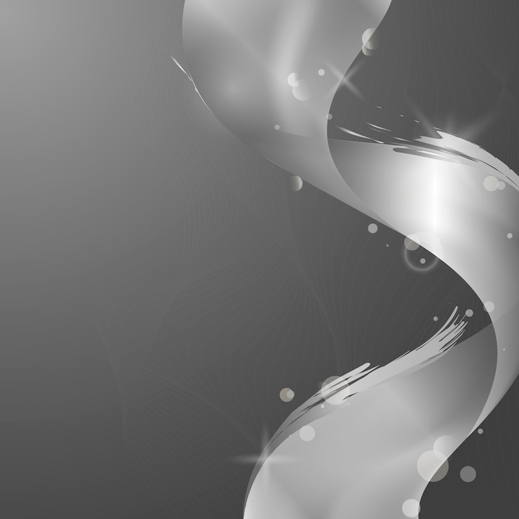 Free Vector silver wave abstract background illustration