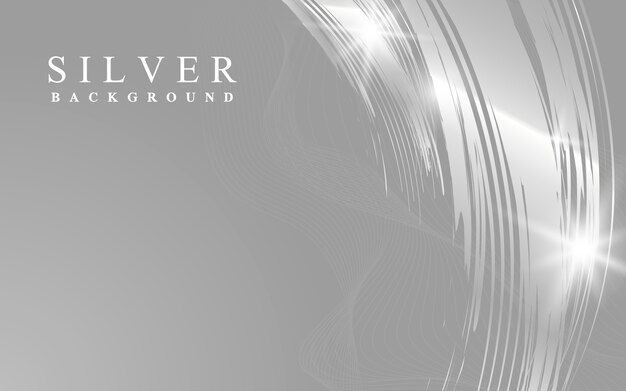 Silver wave abstract background illustration