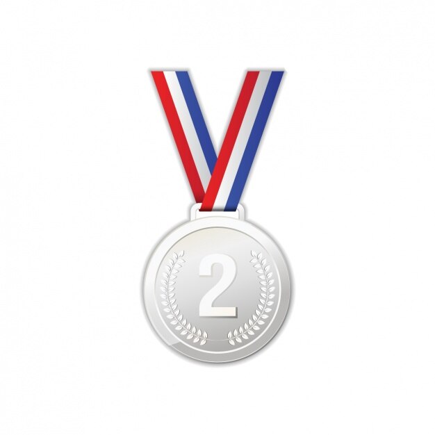 Silvery medal design