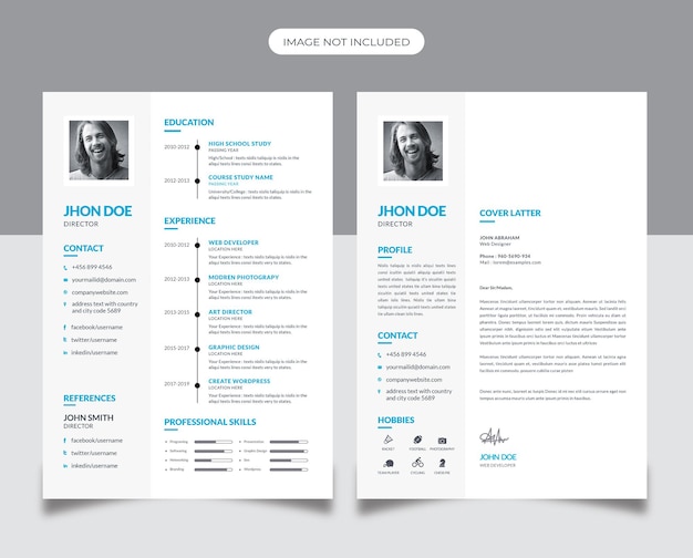 Simple awesome resume design