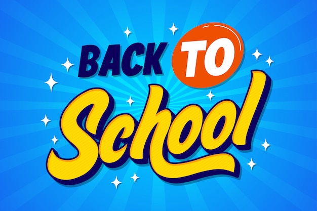 Simple back to school banner