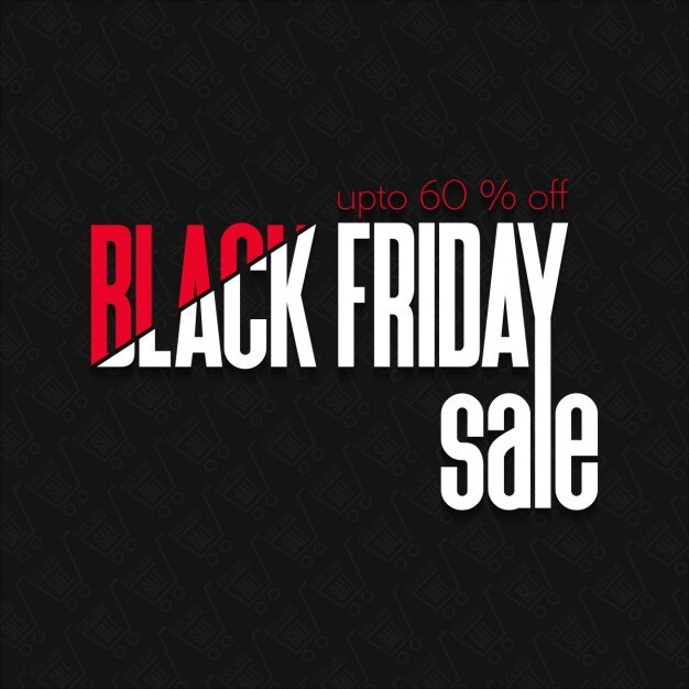 Simple background for black friday
