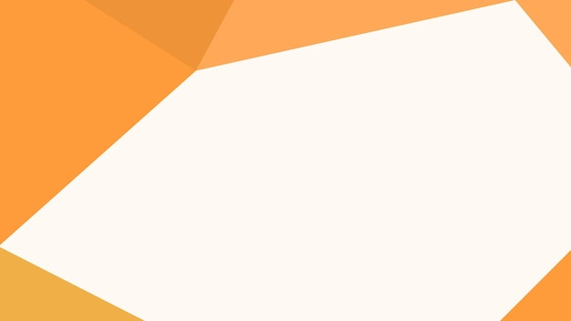 Simple blank orange background vector for business