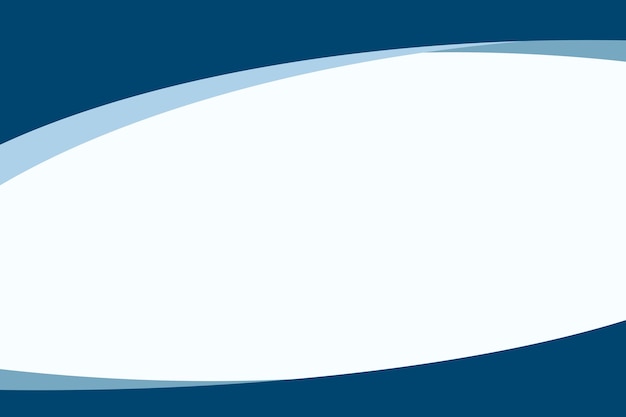 Free vector simple blue curved background vector for business